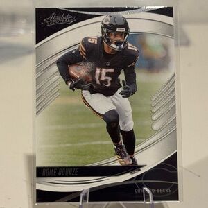 🔥 2025 Rome Odunze Panini Absolute Card. Chicago Bears